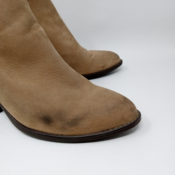 Steve Madden Adelphie Pointed Toe Cut Out Brown Ankle Boots, Women's Size 10 - Picture 12 of 13